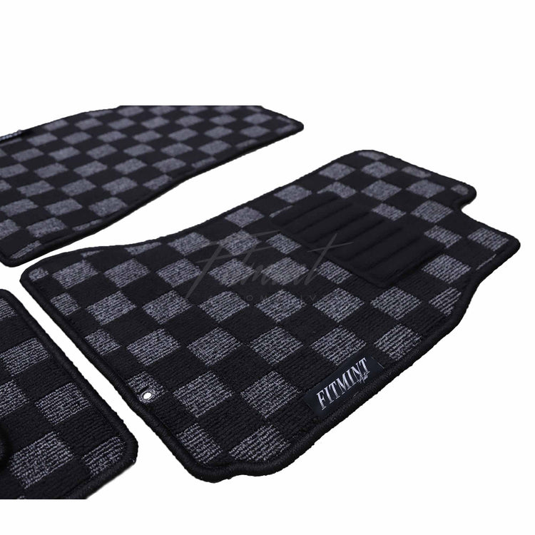 R34-Skyline-JDM-Checker-floor-mat-1
