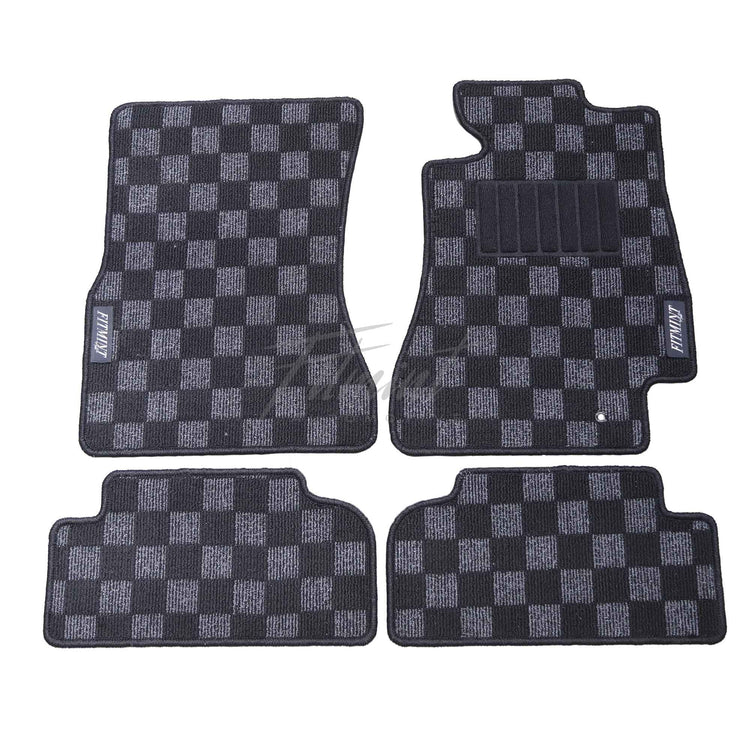 a80-supra-JDM-checker-floor-mats