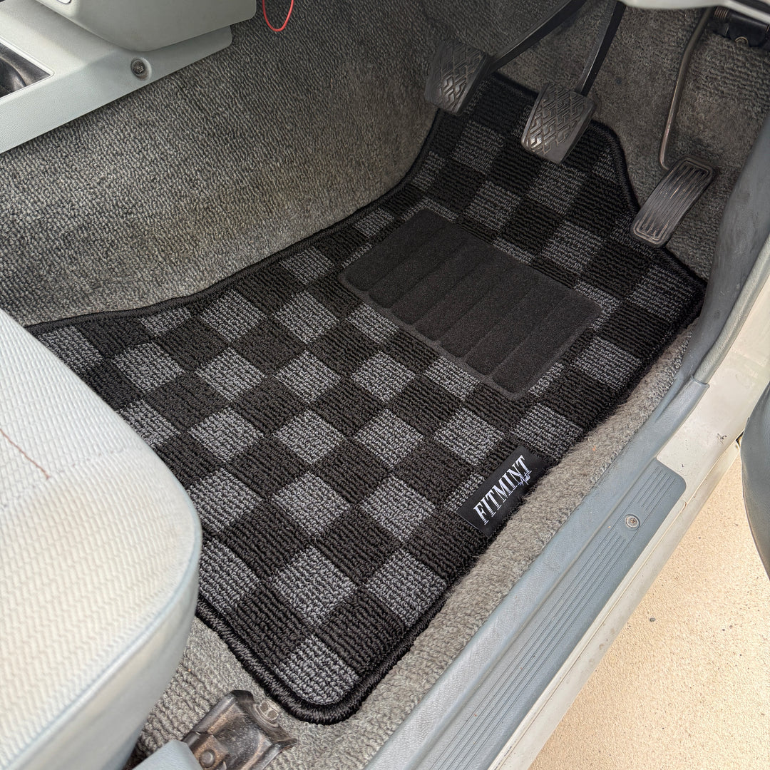 KE70 Corolla Checker Floor Mats!