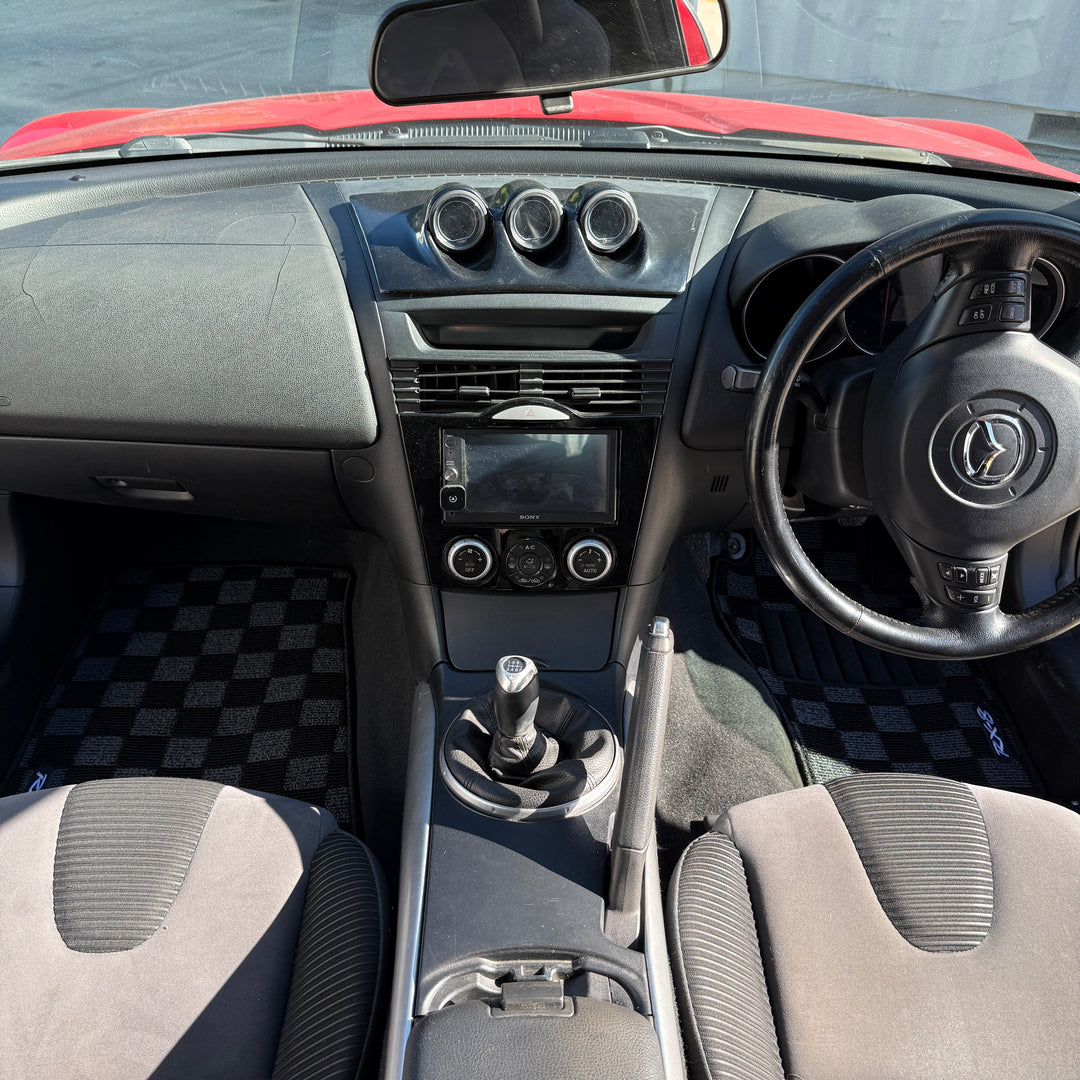 RX-8 Checker Floor Mats! (RHD)