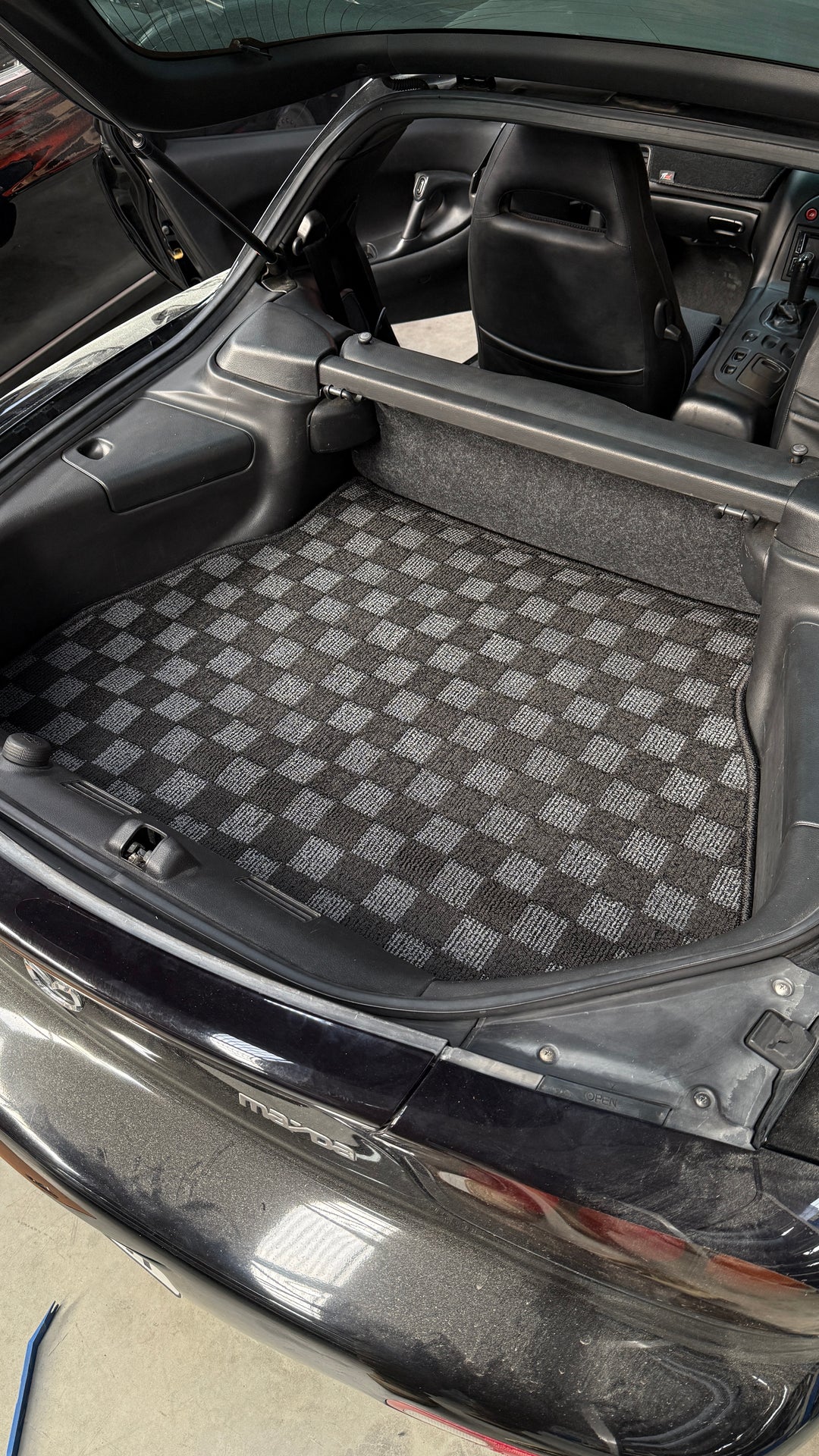 RX7 FD Checker Boot Mat!