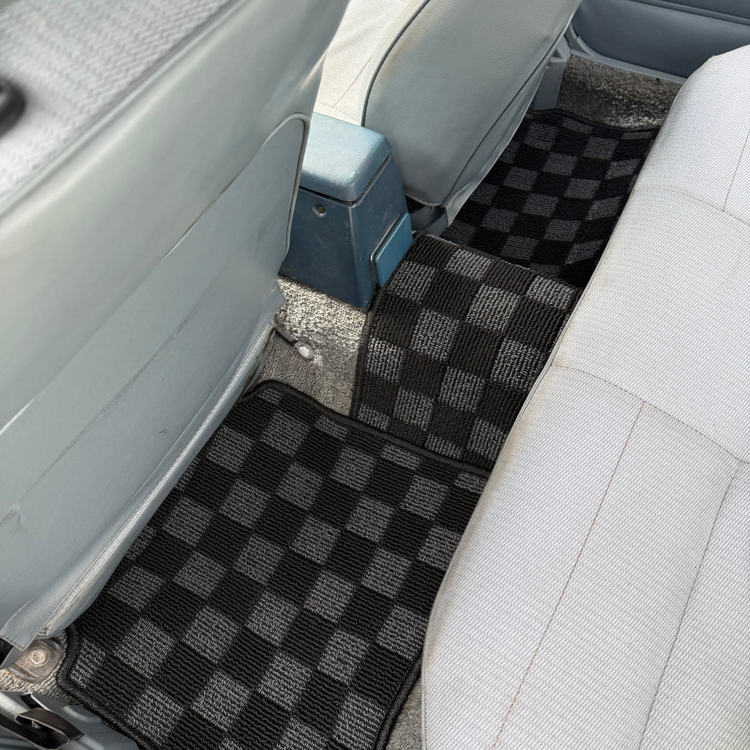 KE70 Corolla Checker Floor Mats!