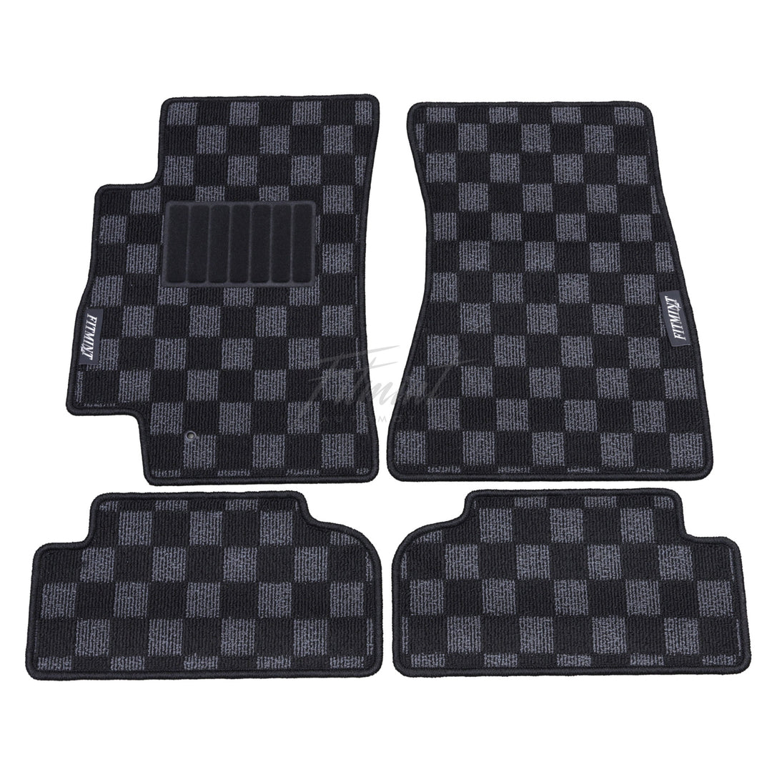 JZA80 Supra Checker Floor Mats! (LHD)