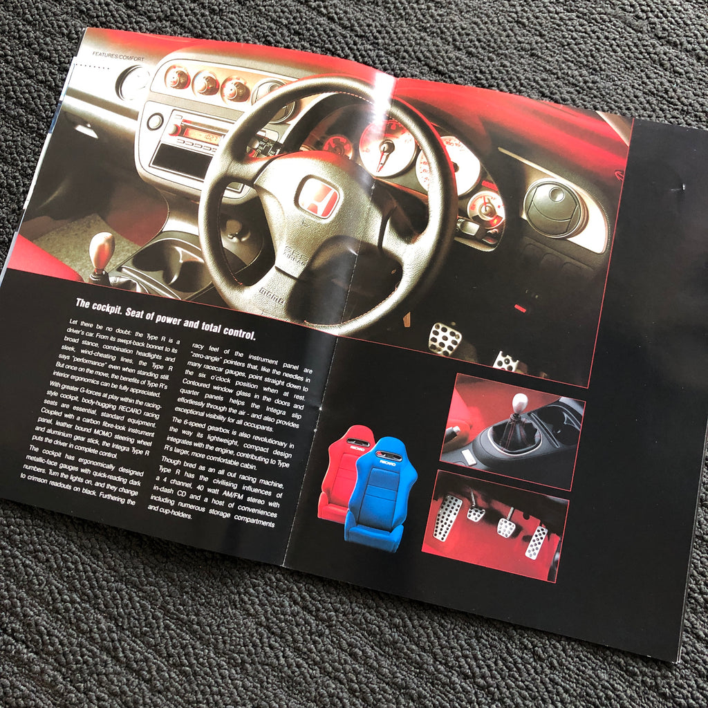 Integra Type R Factory Dealer Brochure – FITMINT Automotive
