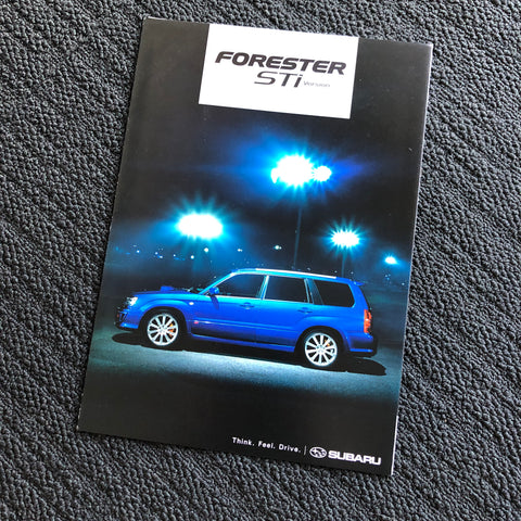STI Forestsr S/tb Factory dealer brochure!