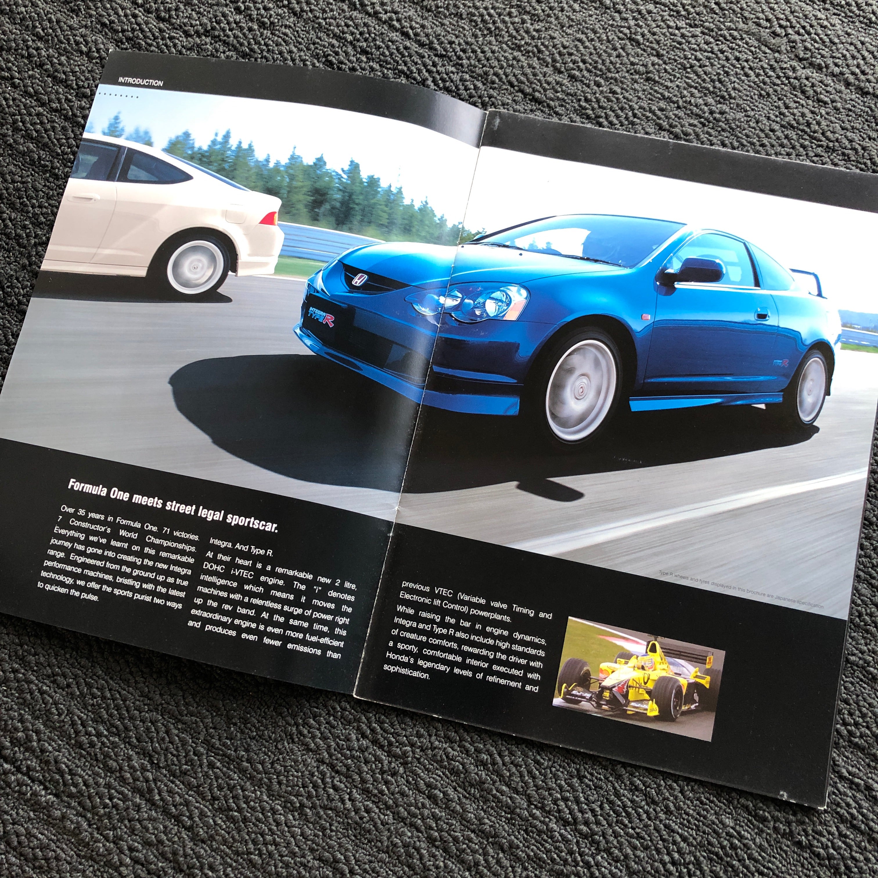 Integra Type R Factory Dealer Brochure – FITMINT Automotive